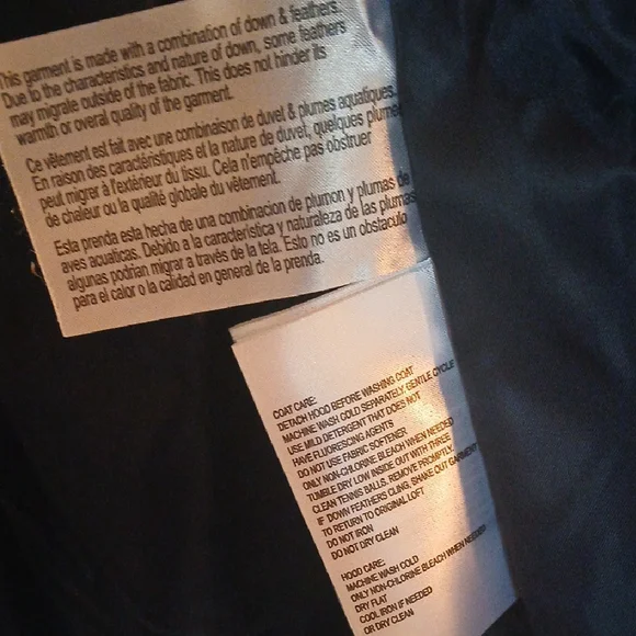 Michael Kors Navy Blue Puffer Coat with Fur Trim - Picture 15 of 15